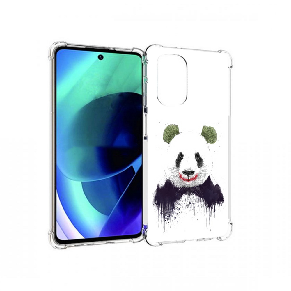 

Чехол MyPads Tocco для Motorola Moto G51 панда джокер (PT227078.365.533), Прозрачный, Tocco