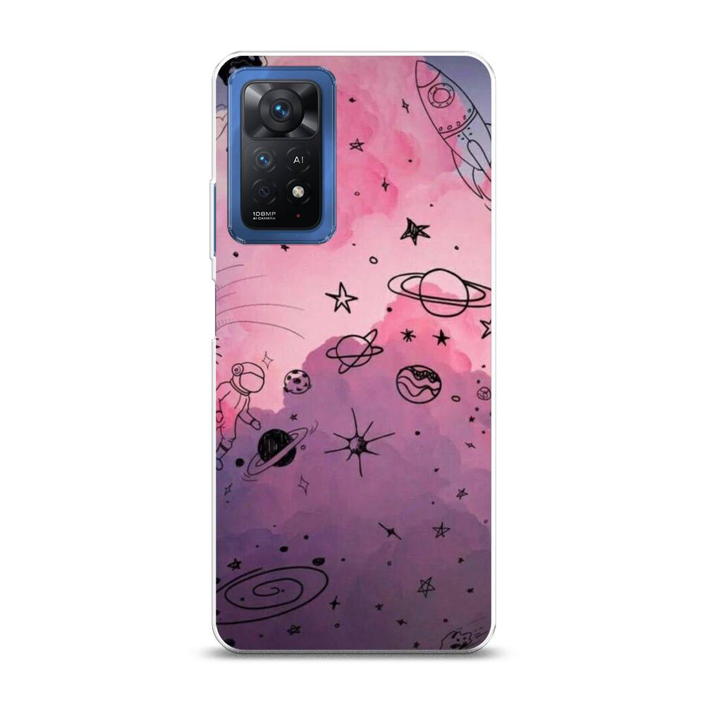 

Чехол Awog на Xiaomi Redmi Note 11 Pro "Радуга планет 3", Разноцветный, 315650-4