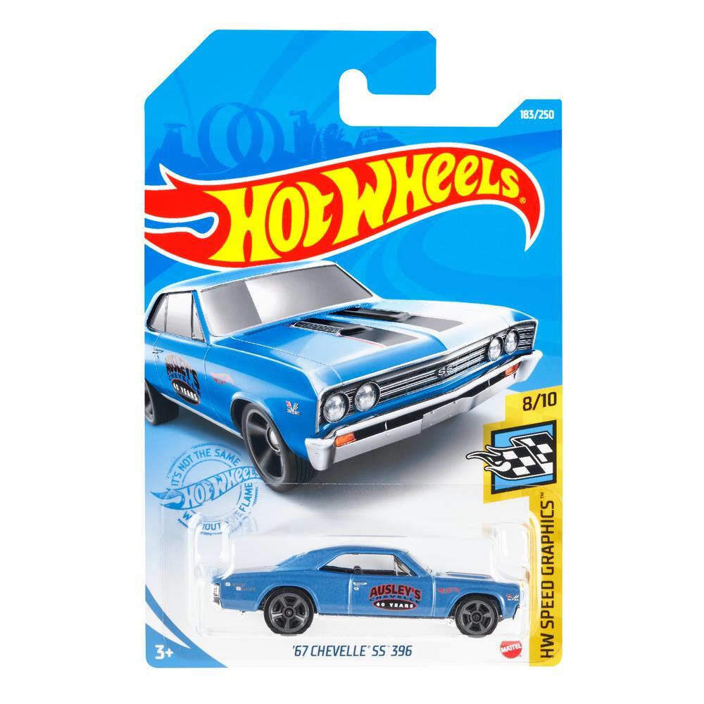 

Машинка Hot Wheels коллекционная 67 CHEVELLE SS 396 синий GRY43, GRY43
