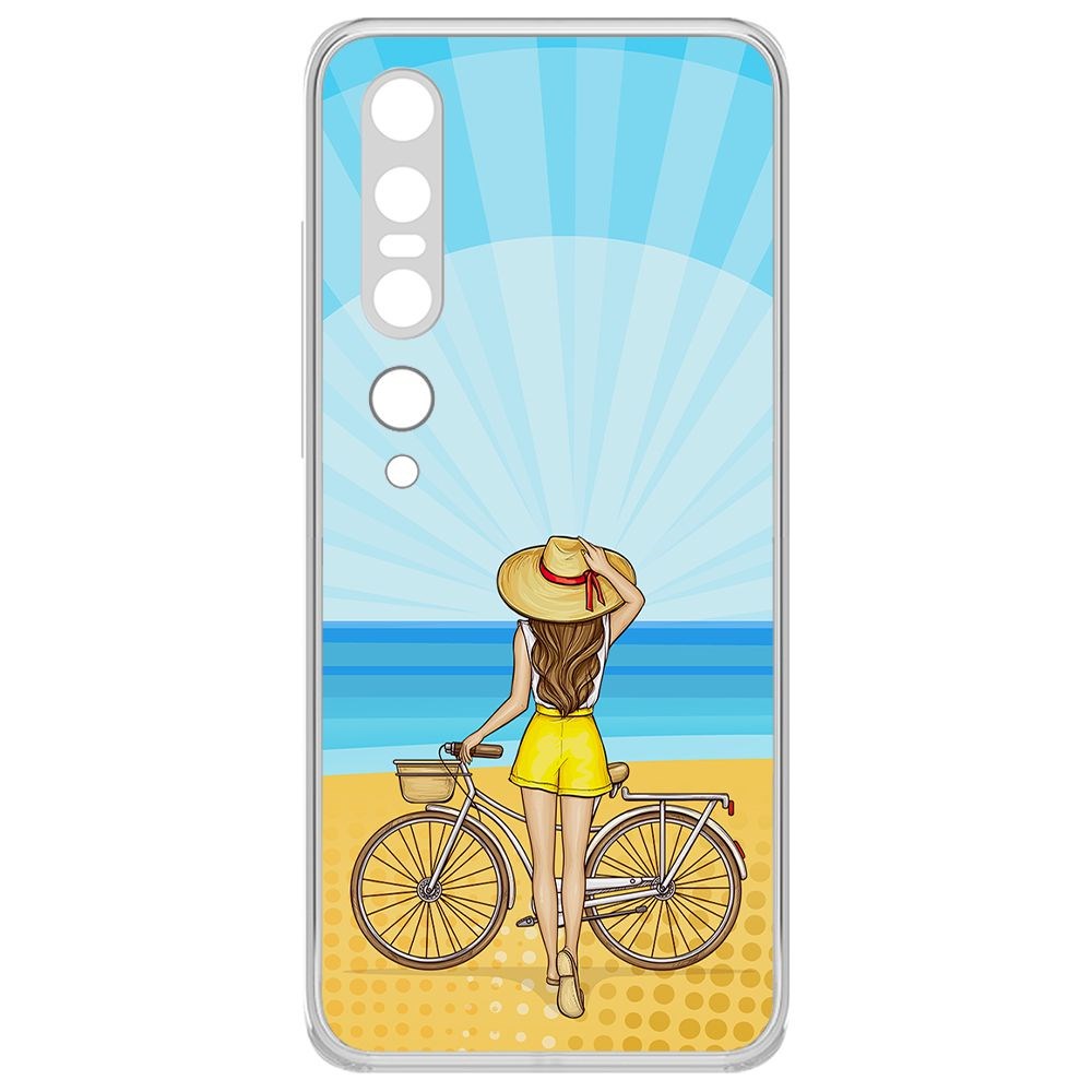Чехол-накладка Krutoff Clear Case Шорты женские для Xiaomi Mi 10 Pro