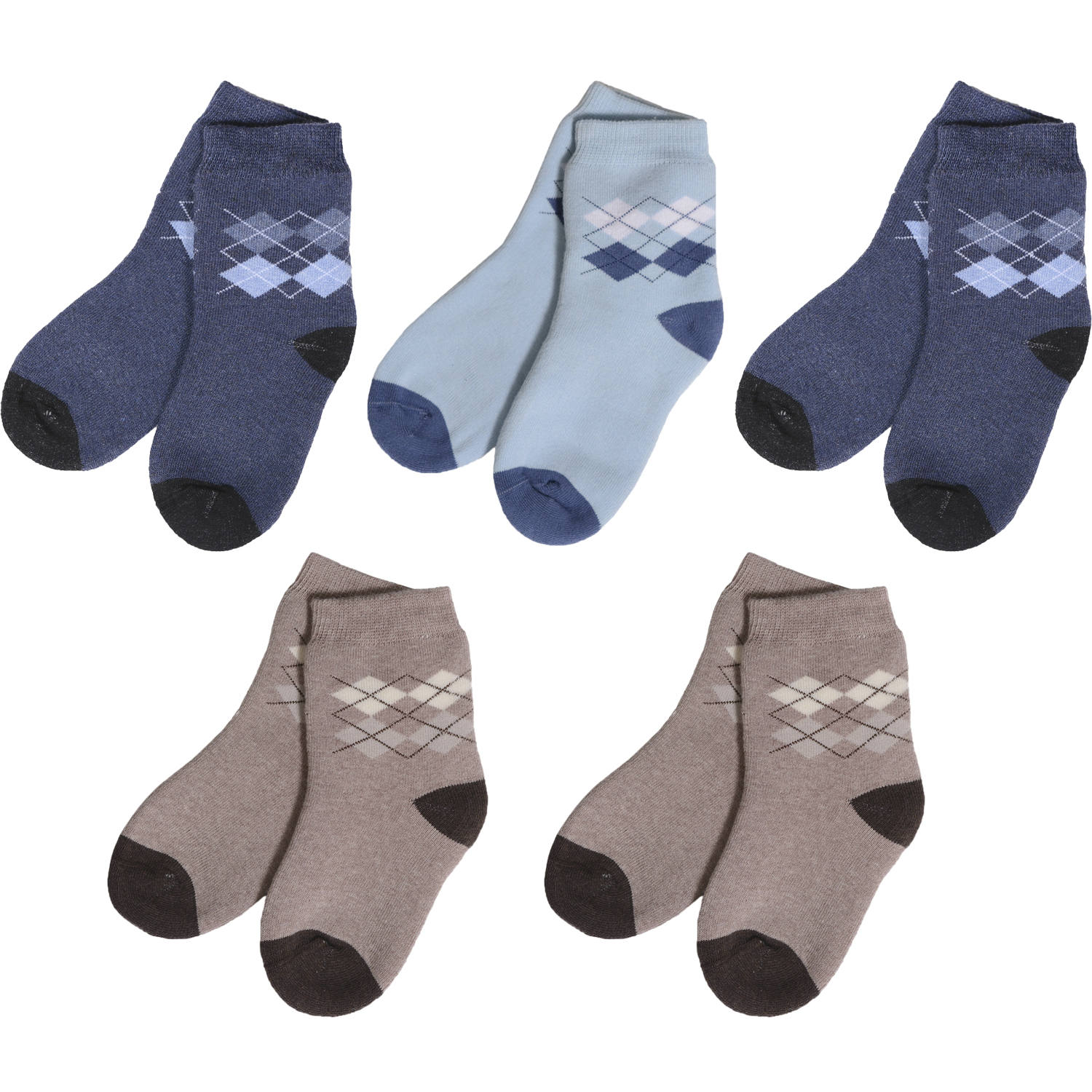 

Носки детские Rusocks 5-Д-49 цв. бежевый; синий; коричневый; голубой р. 12-14, 5-Д-49