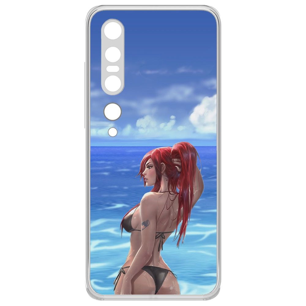 Чехол-накладка Krutoff Clear Case Купальник женский для Xiaomi Mi 10 Pro