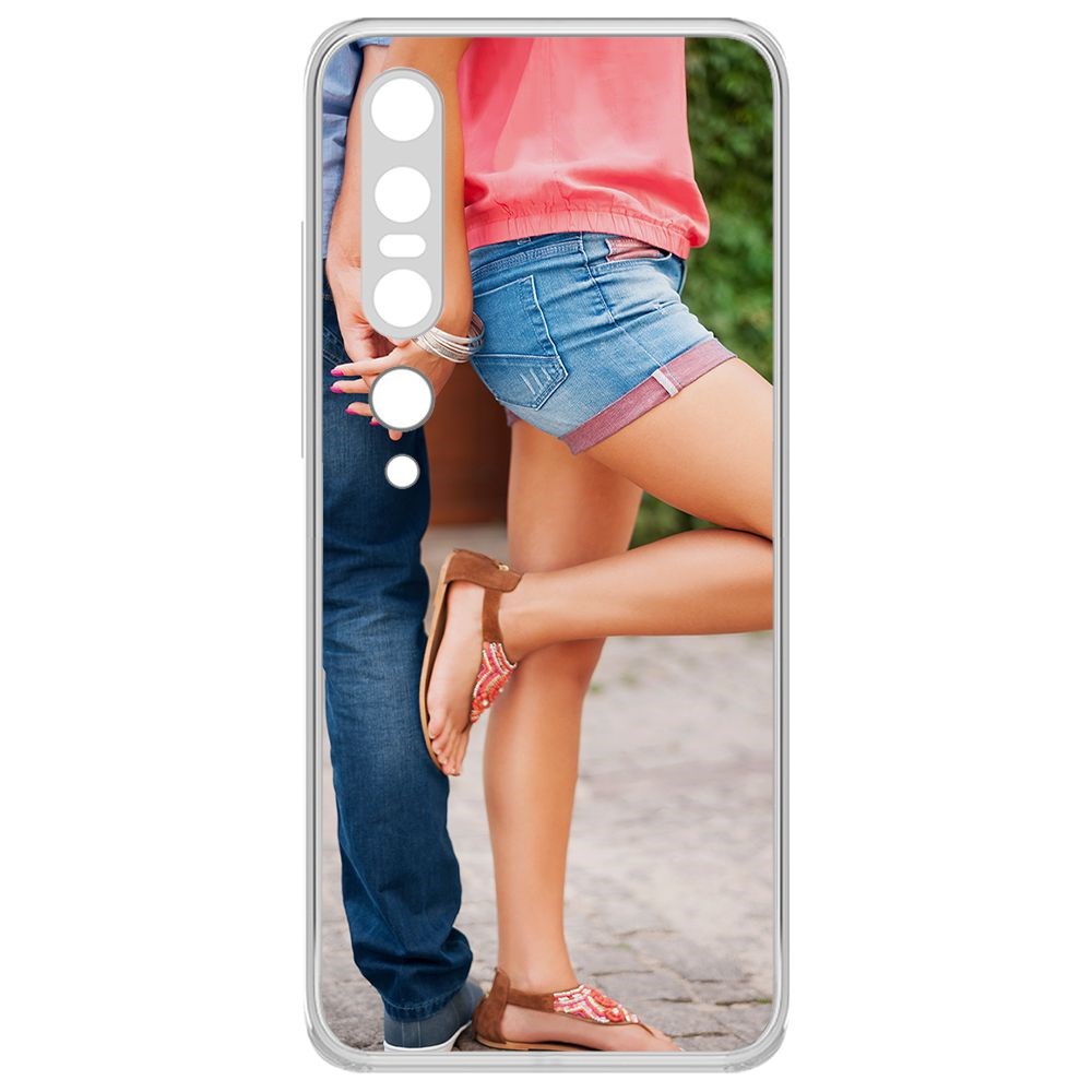 Чехол-накладка Krutoff Clear Case Босоножки женские для Xiaomi Mi 10 Pro