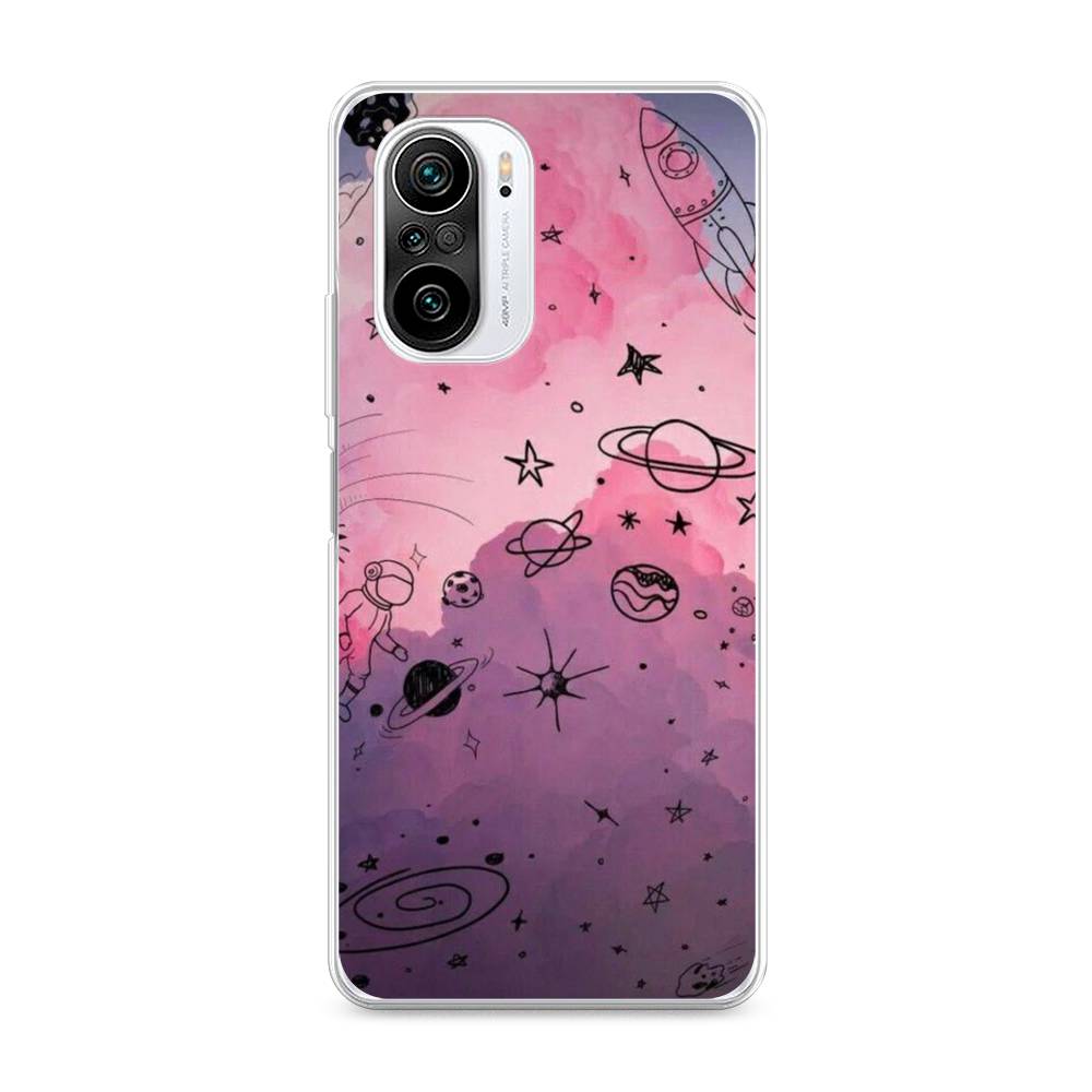 

Чехол Awog на Xiaomi Redmi K40 "Радуга планет 3", Разноцветный, 310950-4