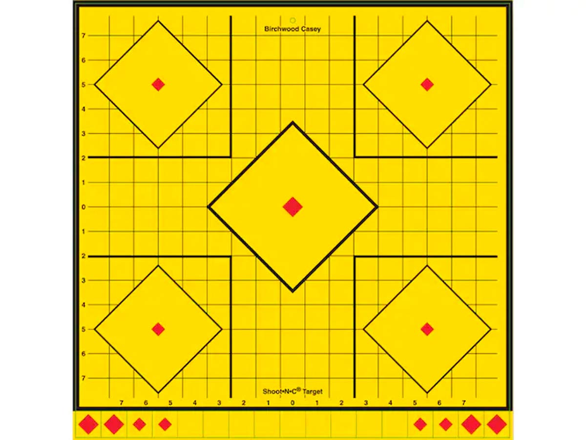 

Мишень осыпающаяся Birchwood Long-range Sight-In Target, 5шт., Желтый;красный;черный, BC-LRSIT-5PK