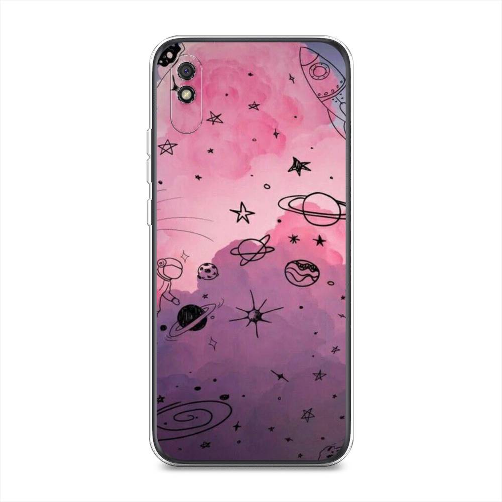 

Чехол Awog на Xiaomi Redmi 9A "Радуга планет 3", Разноцветный, 38950-4