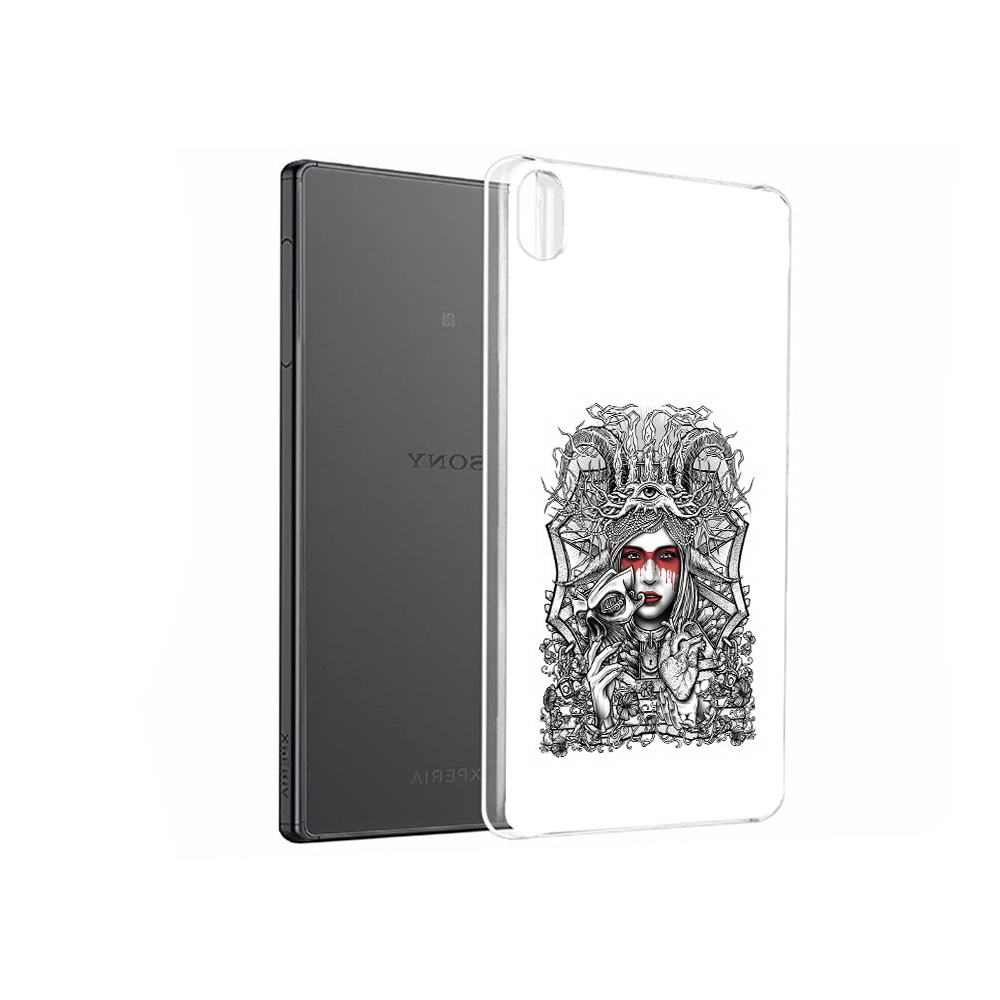 

Чехол MyPads Tocco для Sony Xperia X Performance грусная девушка (PT28977.239.302), Прозрачный, Tocco