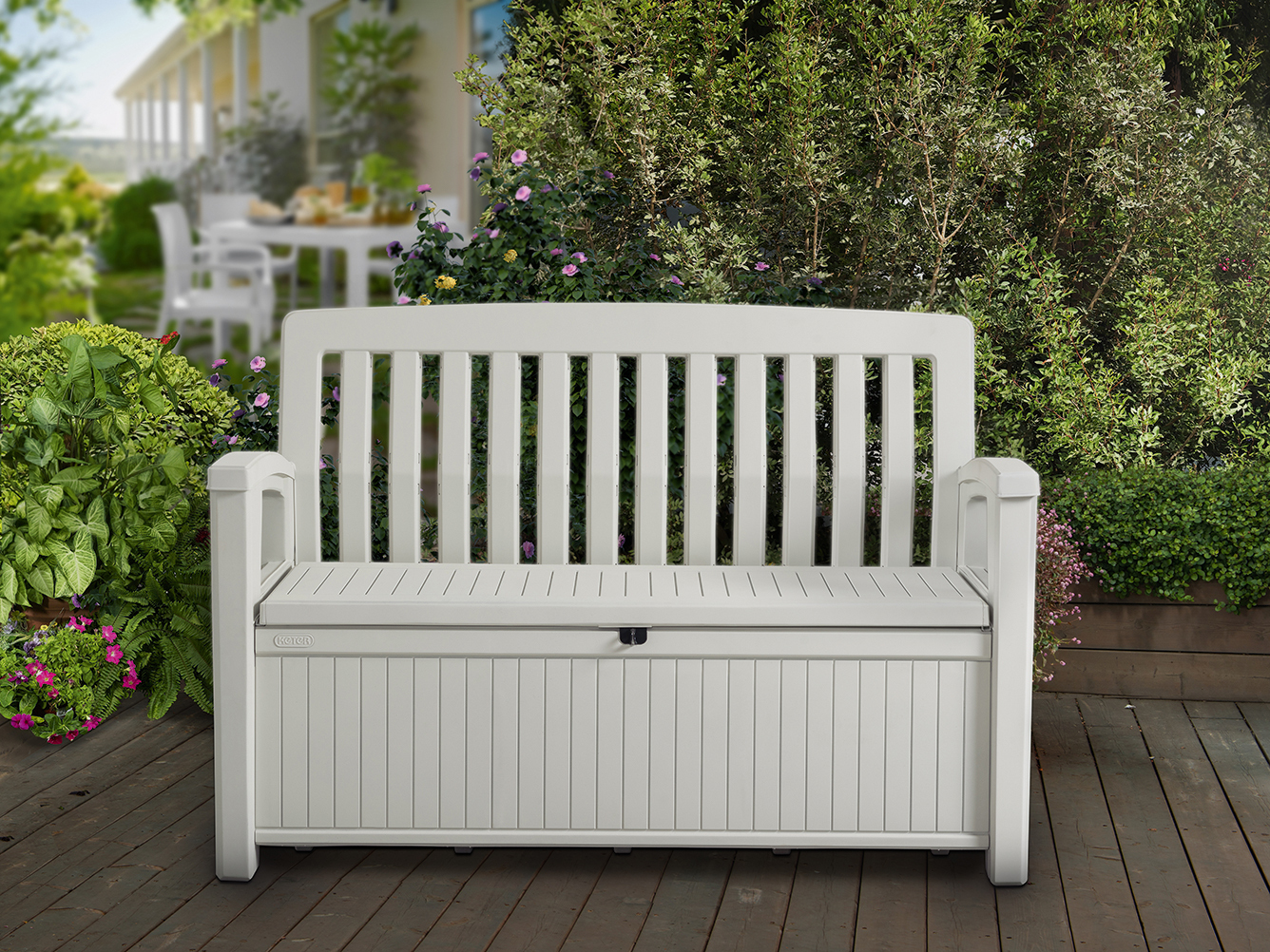 Скамья - сундук Keter Patio Bench white