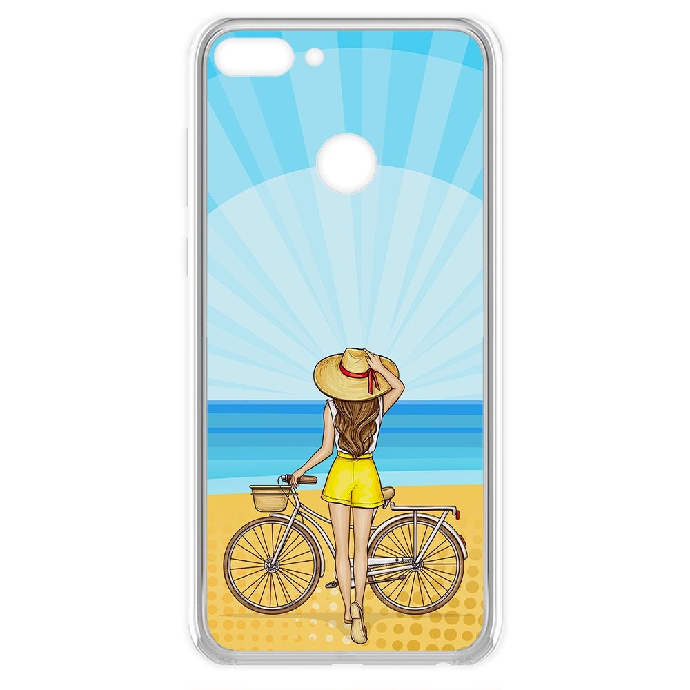 

Чехол-накладка Krutoff Clear Case Шорты женские для Huawei P Smart