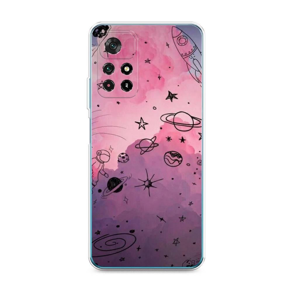 

Чехол Awog на Poco M4 Pro 5G/Redmi Note 11S 5G "Радуга планет 3", Разноцветный, 311850-4