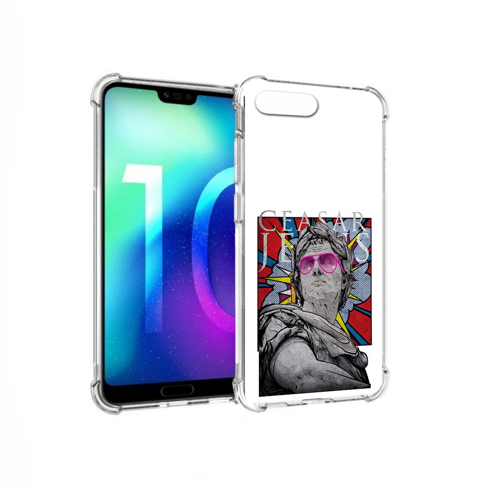 

Чехол MyPads Tocco для Huawei Honor 10 крутая статуя свободы (PT142657.34.423), Прозрачный, Tocco
