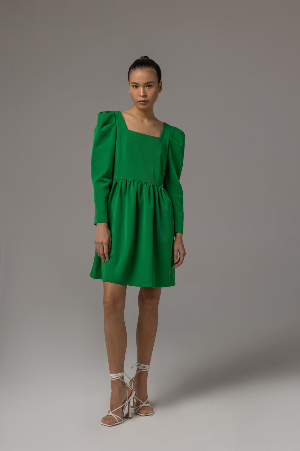 Платье женское Incity 1.1.2.22.01.44.06679 зеленое XS
