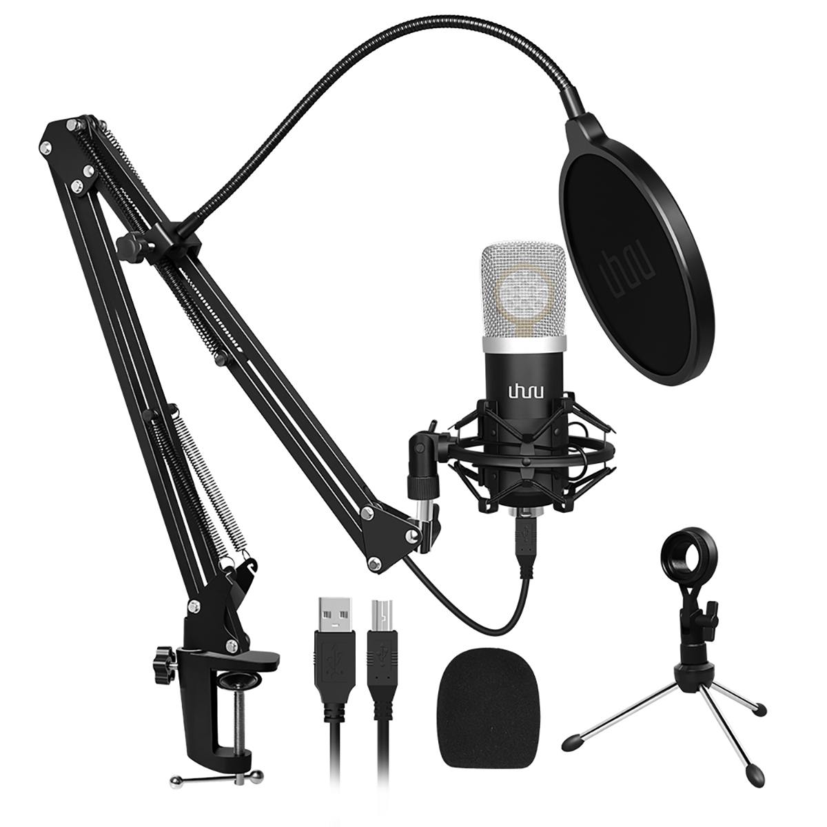 

Микрофон MAONO UM925 черный (45599), UM925