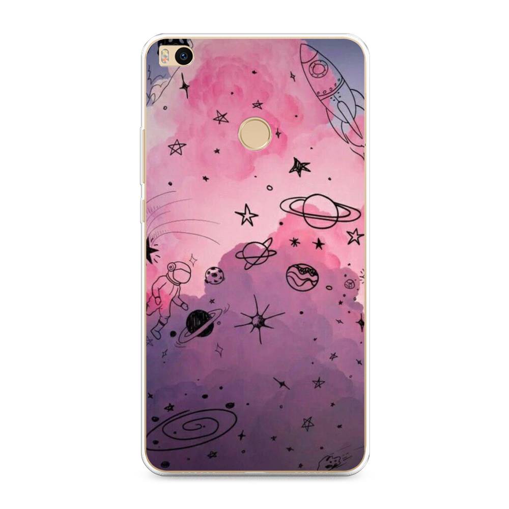 

Чехол Awog на Xiaomi Mi Max 2 "Радуга планет 3", Разноцветный, 32150-4