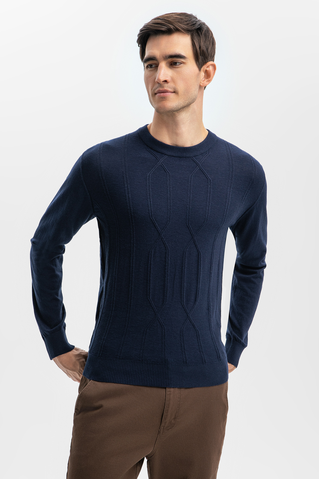 

Джемпер мужской Kanzler 4A-618WT-0211-15 синий 2XL, 4A-618WT-0211-15