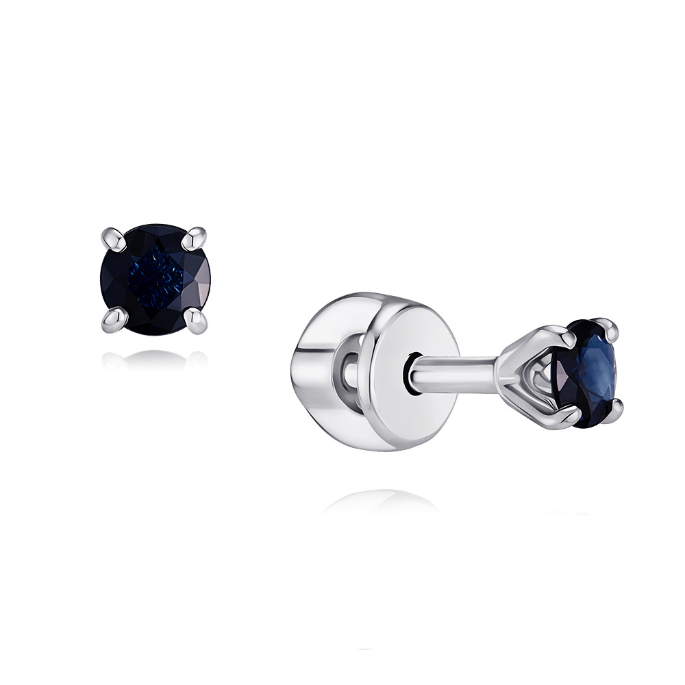 

Серьги из белого золота с сапфиром ADAMAS 21037881/01-А51Д-542, 21037881/01-А51Д-542