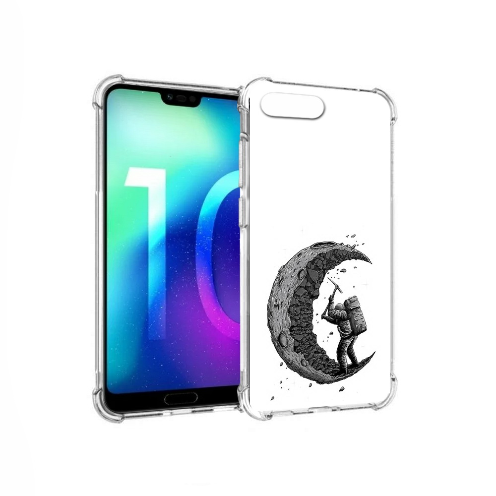

Чехол MyPads Tocco для Huawei Honor 10 камненная луна (PT142657.34.384), Прозрачный, Tocco