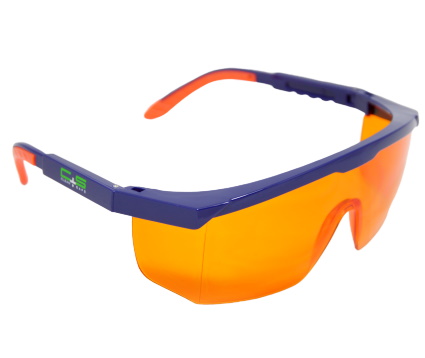 Очки защитные Clean+Safe HB-S03AOR Оранжевые очки маска для езды на мототехнике разборные визор оранжевый