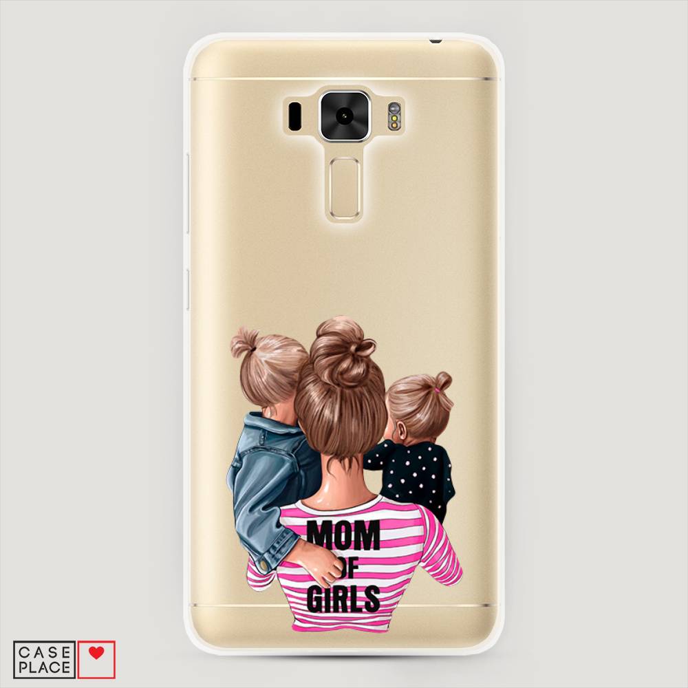 фото Чехол awog "mom of girls" для asus zenfone 3 laser zc551kl