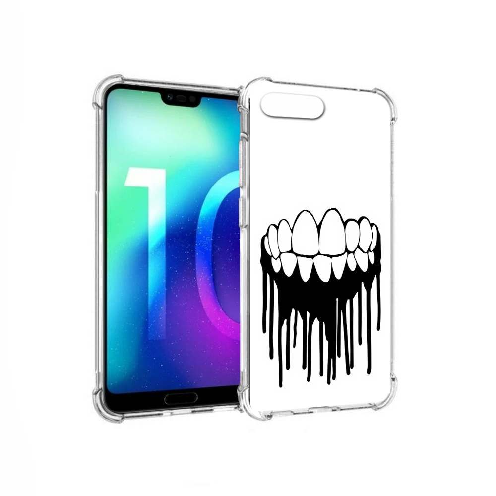 

Чехол MyPads Tocco для Huawei Honor 10 зубы (PT142657.34.372), Прозрачный, Tocco