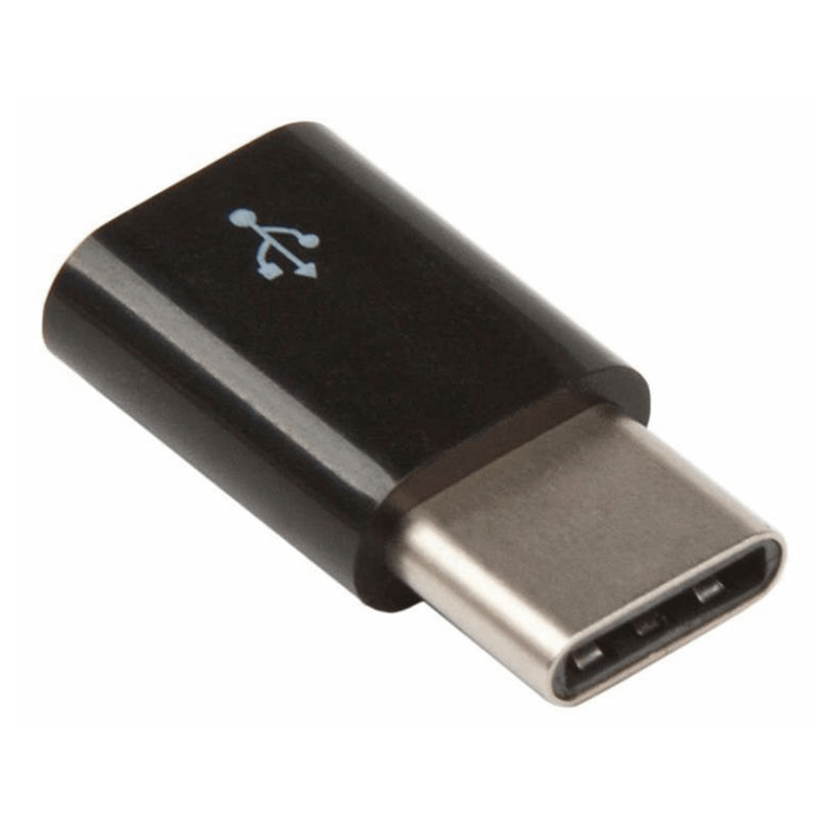 Переходник Micro USB на USB Type-C черный