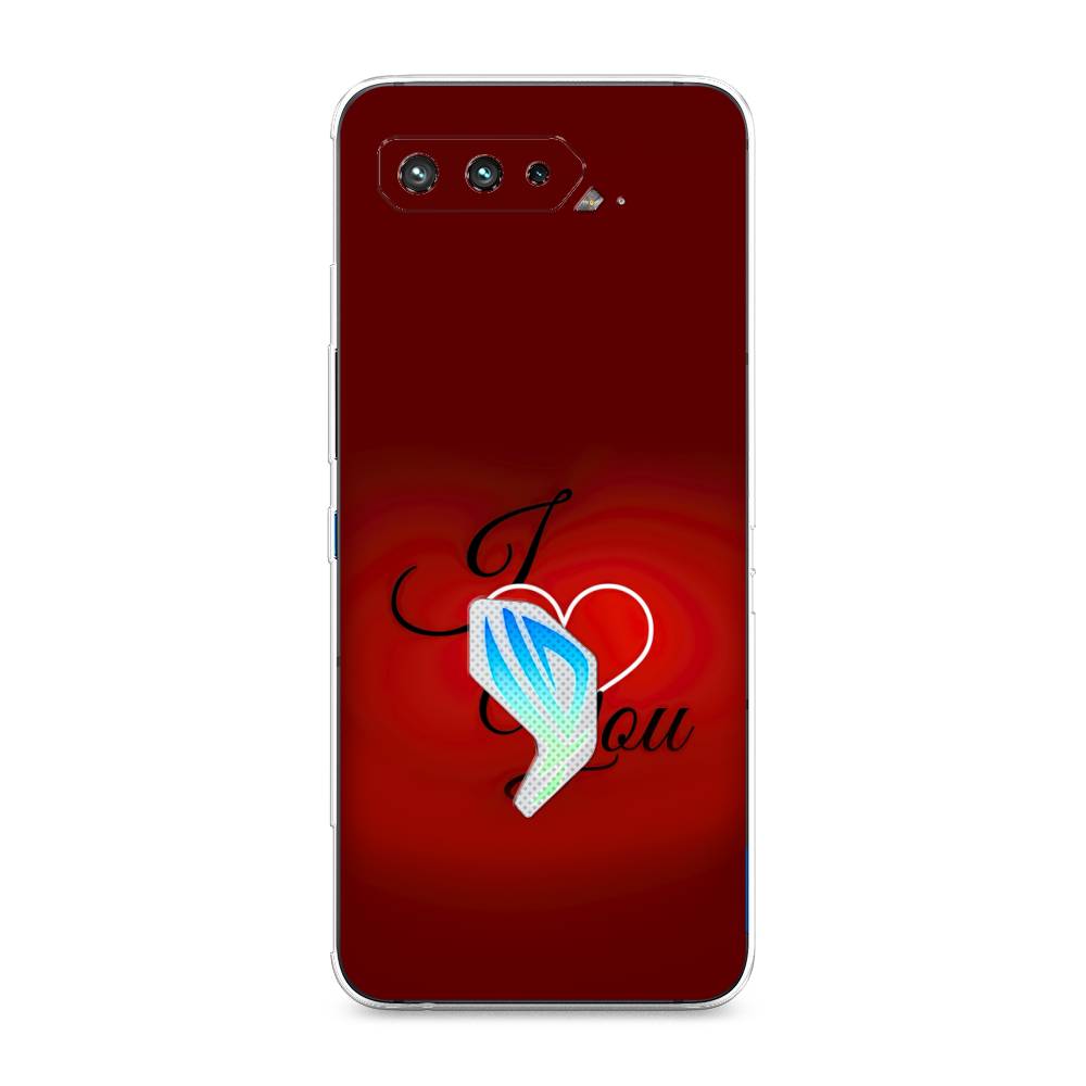 фото Чехол awog "i love you 3" для asus rog phone 5