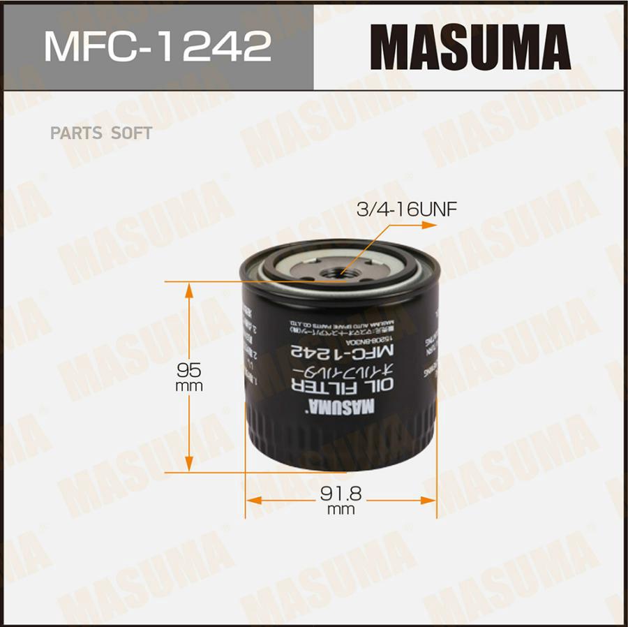 

Фильтр Масляный Masuma арт. MFC-1242