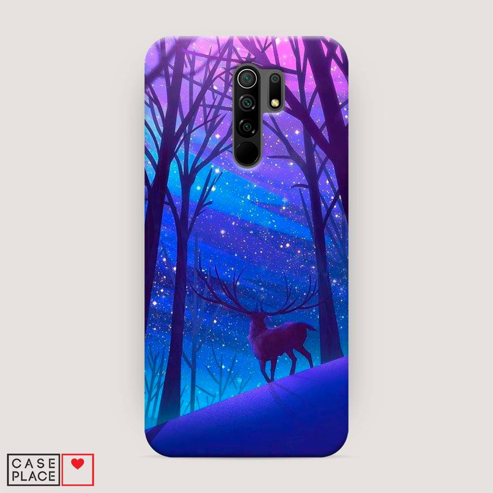 

Пластиковый чехол "Северный олень" на Xiaomi Redmi 9, 38320-1