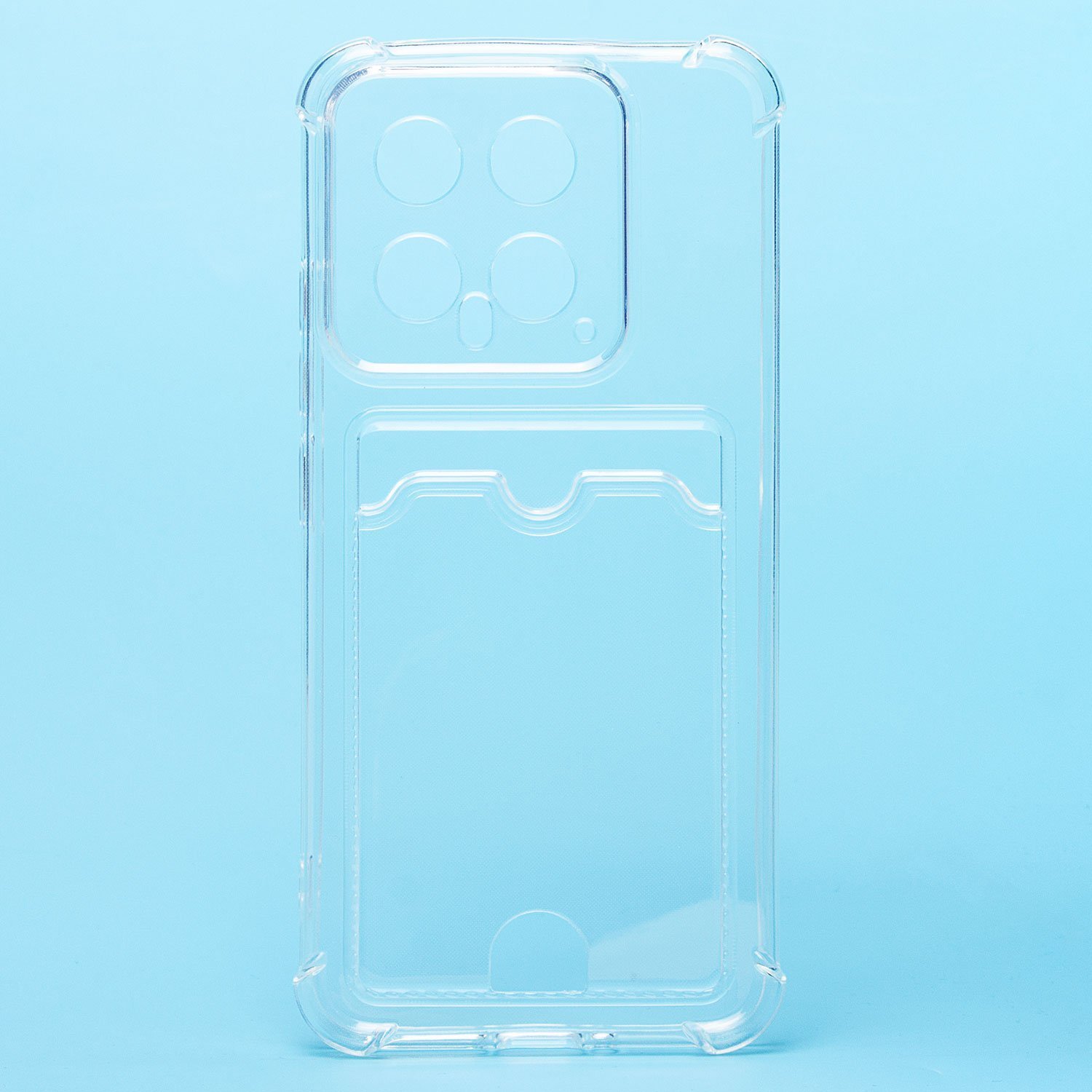 

Чехол Xiaomi 14 (23127PN0CG) силиконовый с картхолдером 2 <прозрачный>
