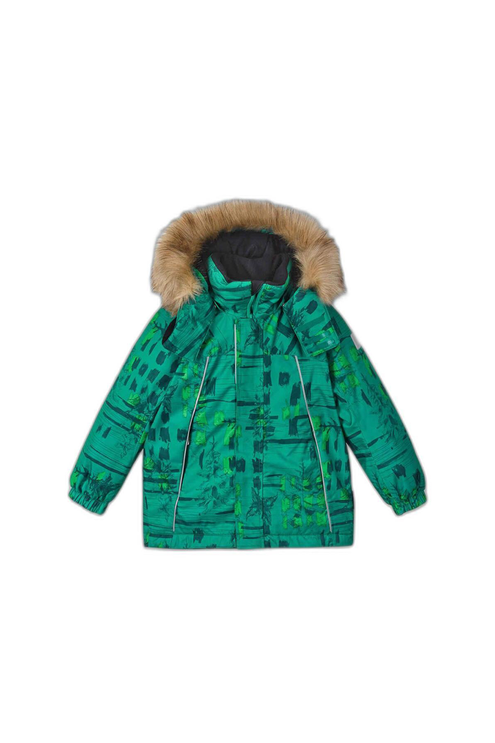 Куртка утепленная Reima 5100041A для мальчиков, цвет зеленый р.134