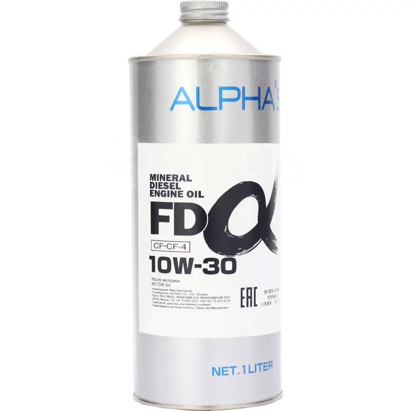 

ALPHA'S Моторное масло 10W-30 1л Cf/Cf-4 (Минеральное)