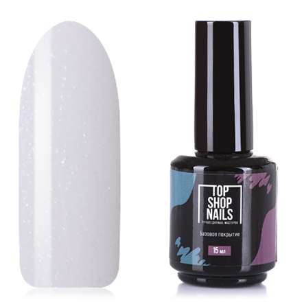 

Камуфлирующая база TopShopNails Milky Silver