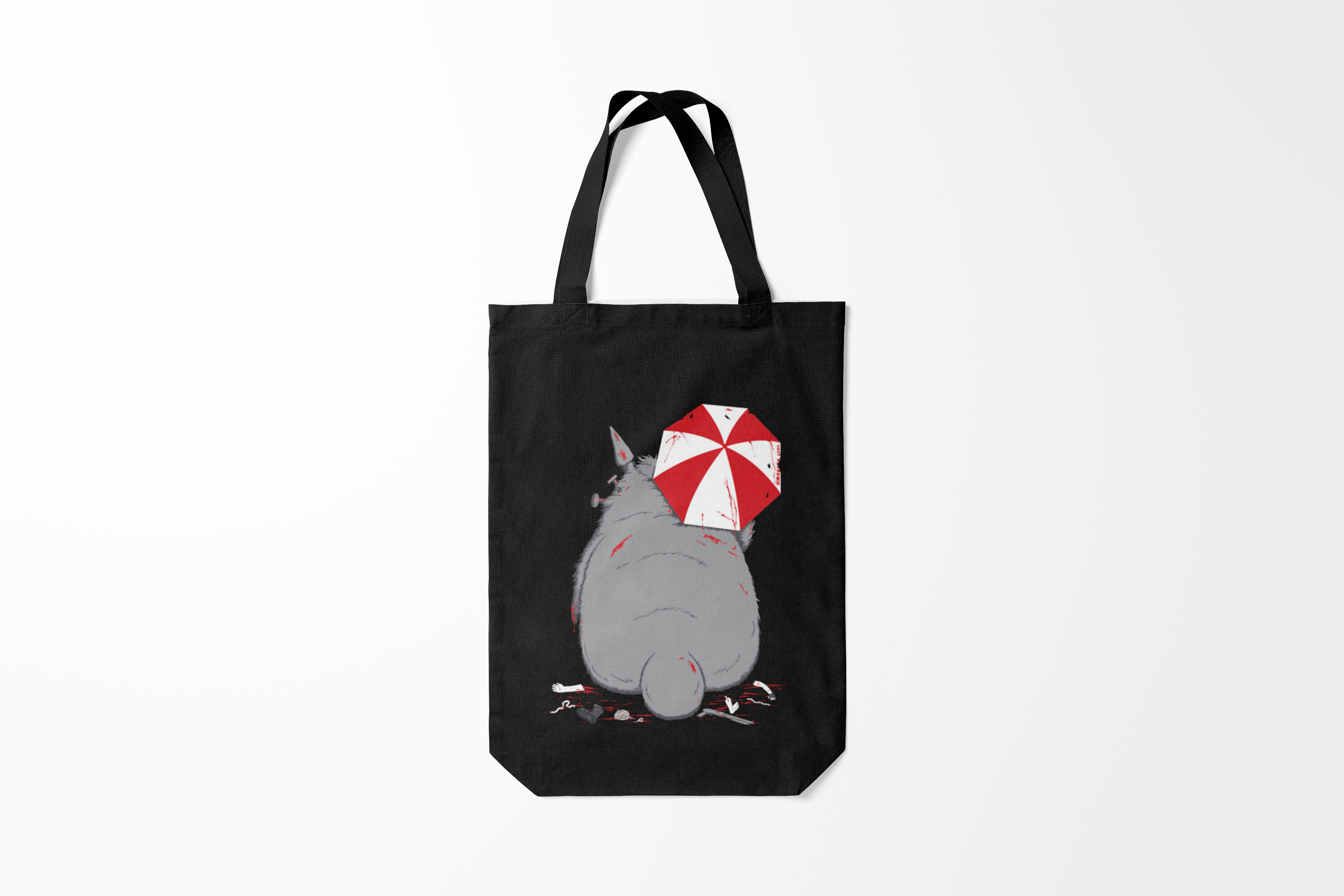 

Сумка шoппер унисекс Burnettie Тоторо Totoro The Rain, белый, Тоторо Totoro The Rain