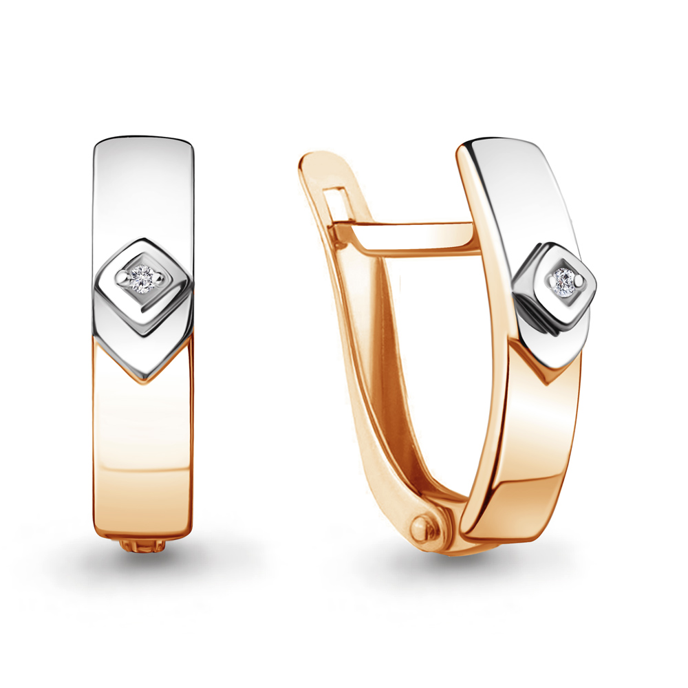 

Серьги из серебра с бриллиантом Aquamarine 040138_925_з, 040138_925_з