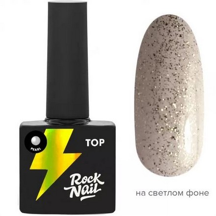 фото Топ для гель-лака rocknail glitter 10 мл