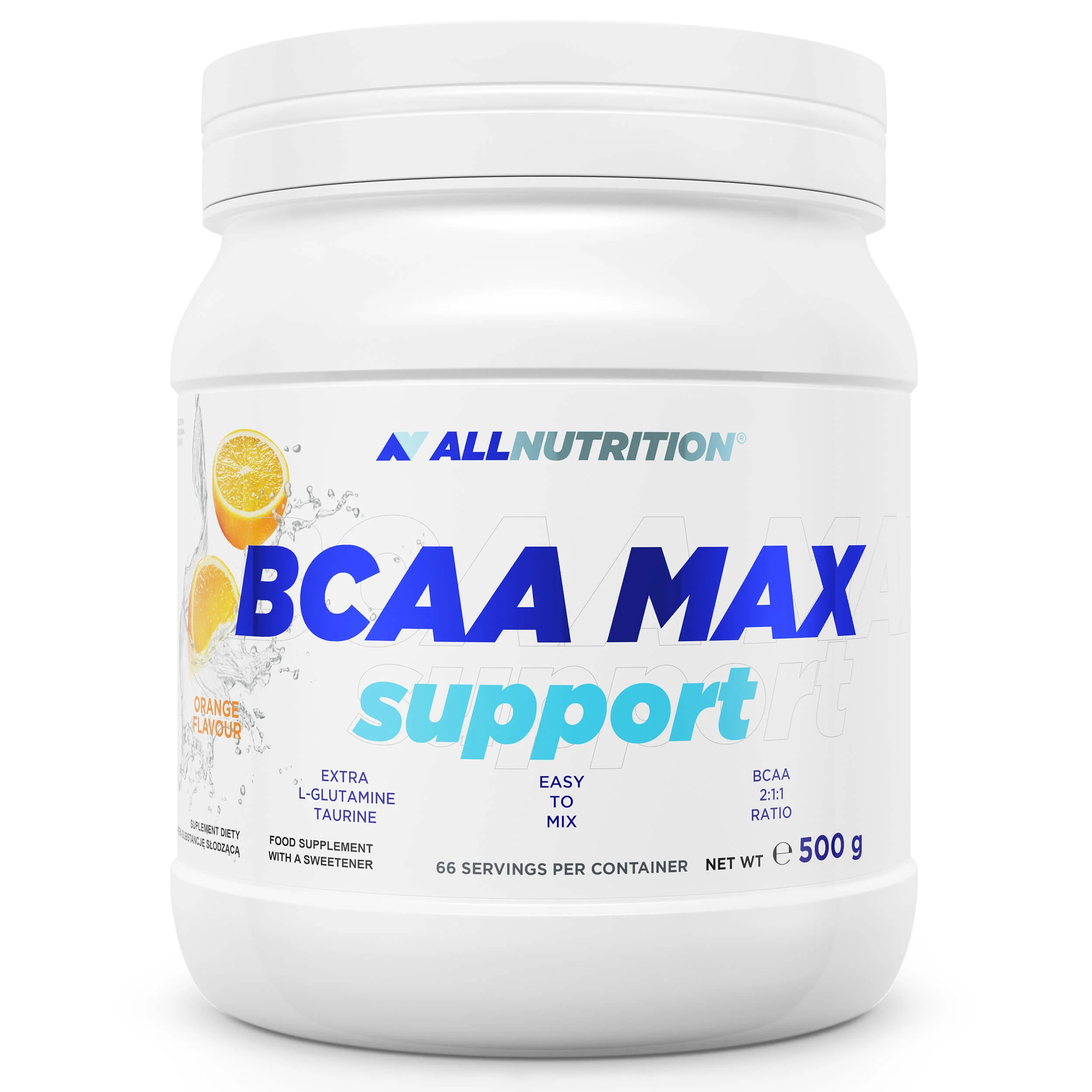 ALLNUTRITION Max Support BCAA 500 г, апельсин