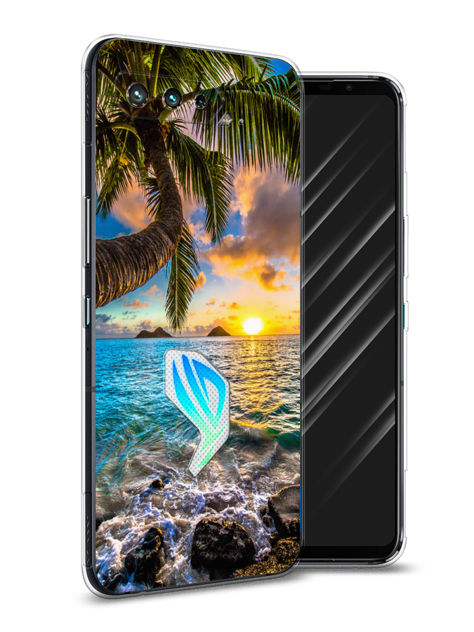 

Чехол Awog на Asus ROG Phone 5 "Восход 5", Голубой;желтый;зеленый, 44250-4