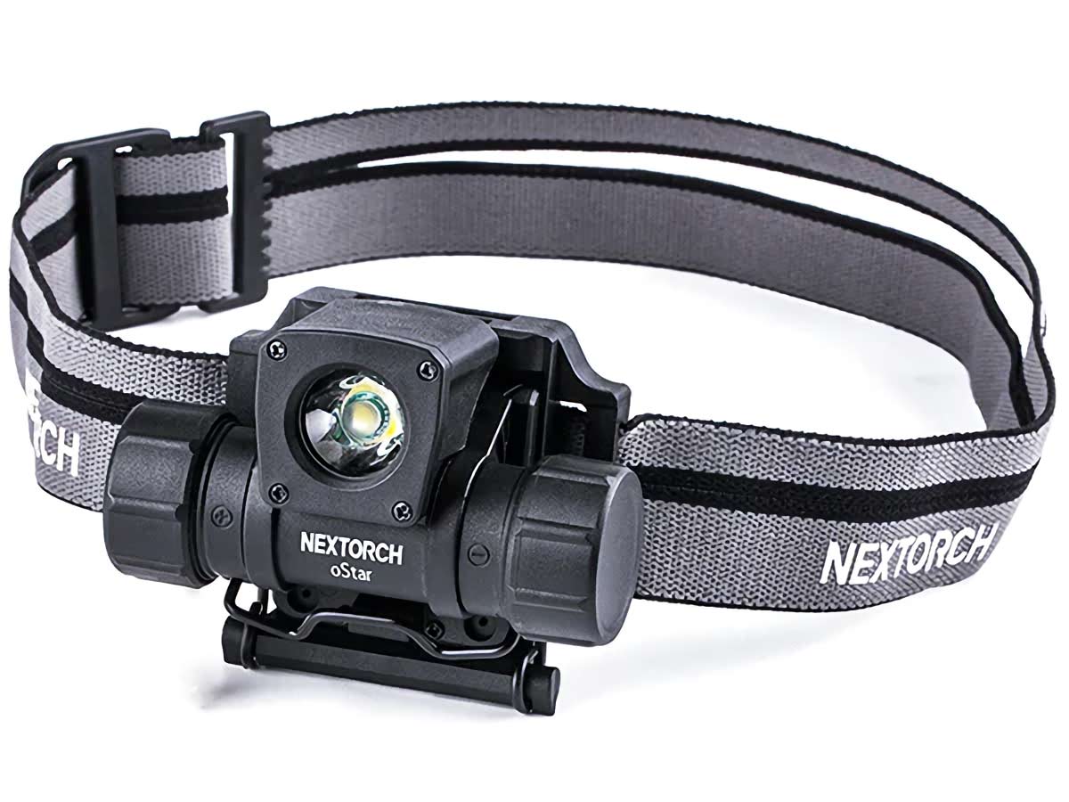 

Фонарь Nextorch oStar налобный, 500 люмен, на шлем, каску, Черный, Ostar