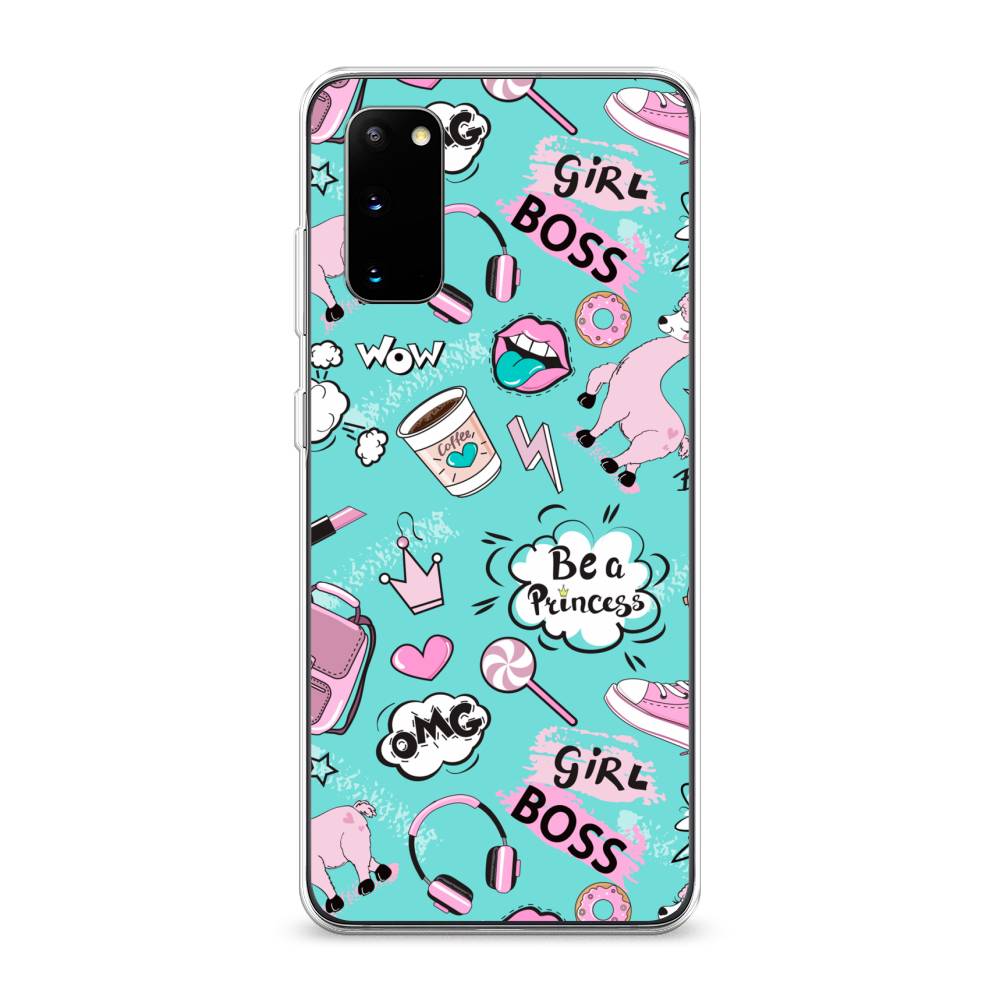 

Чехол Awog на Samsung Galaxy S20 "Стильная лама", Разноцветный, 29250-1