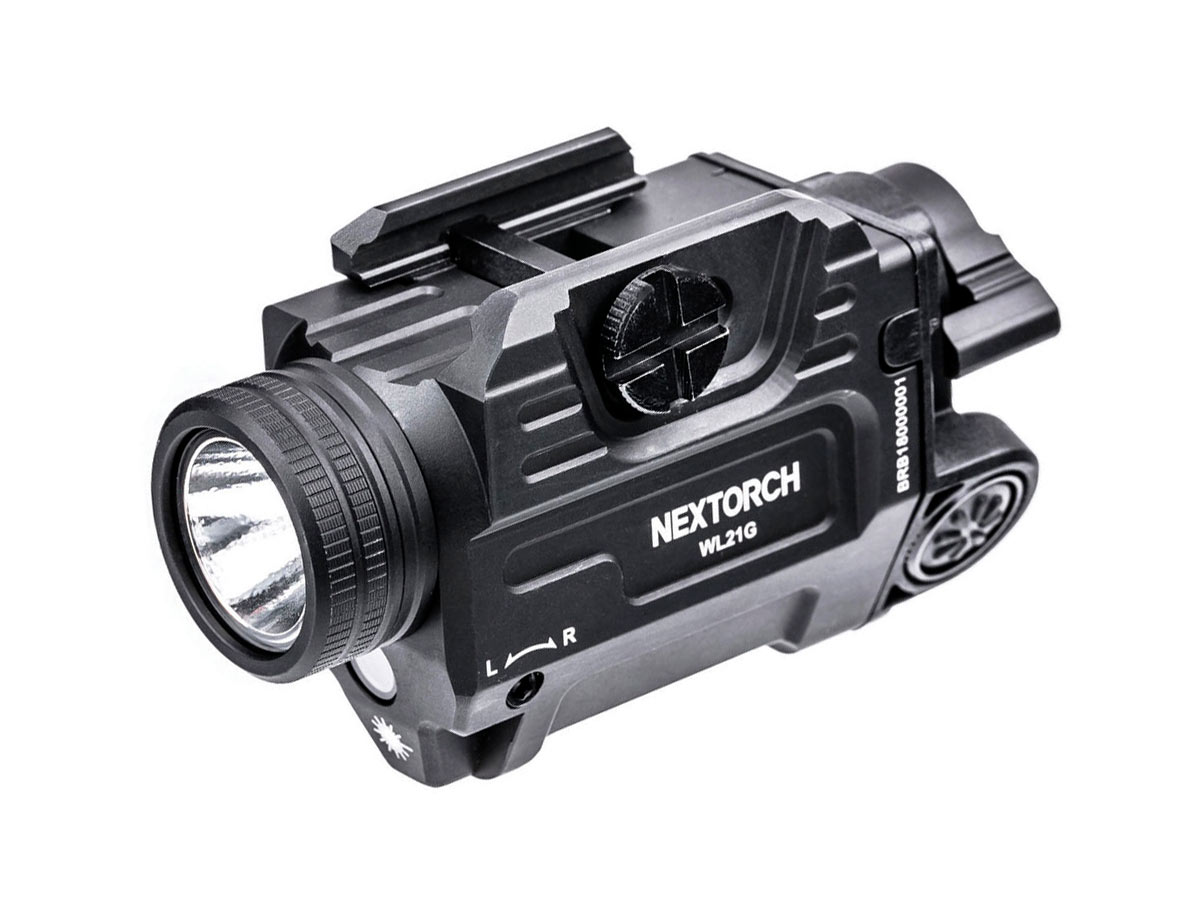 Фонарь Nextorch WL21G Dual-Light, пистолетный, 650 lm, зелёный ЛЦУ