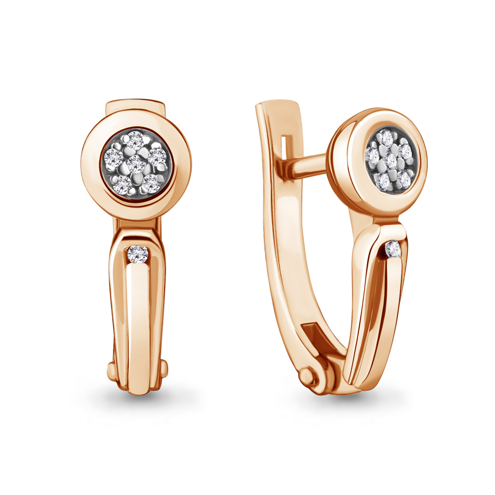 

Серьги из серебра с бриллиантом Aquamarine 040075_925_з, 040075_925_з