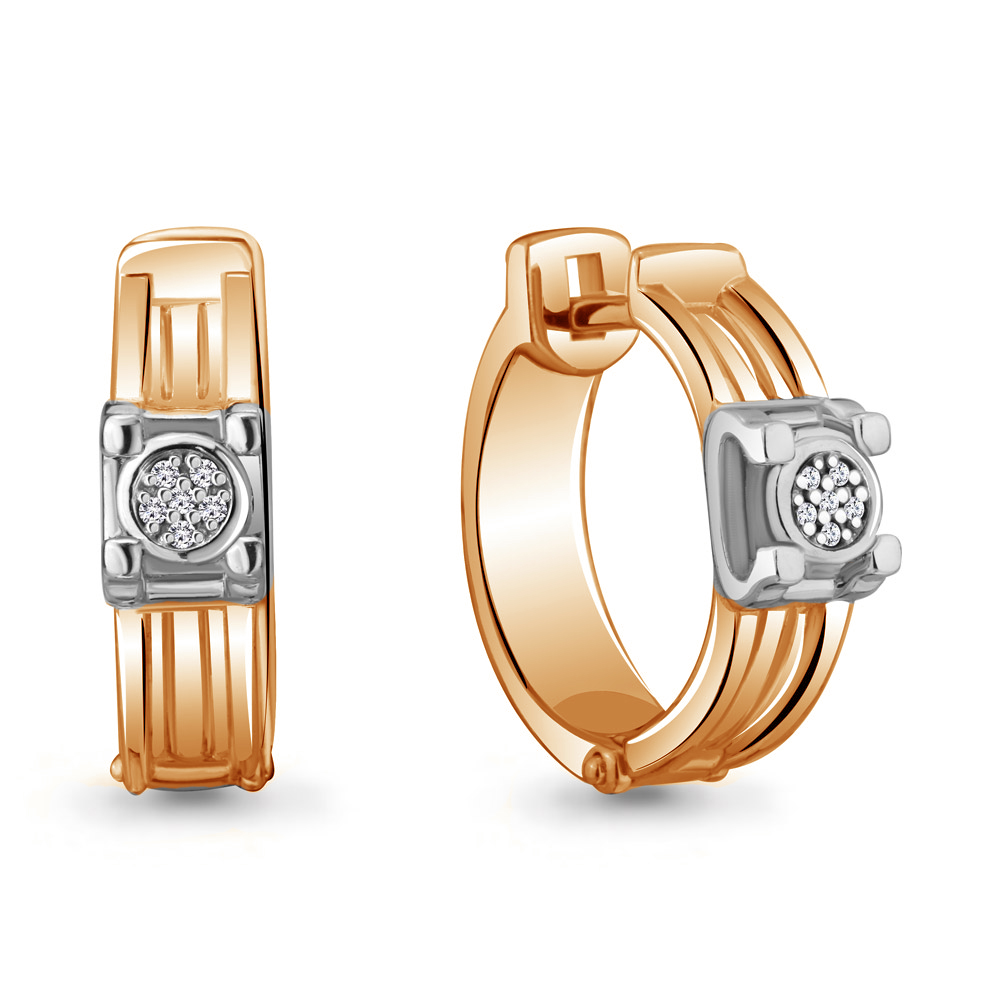 

Серьги из серебра с бриллиантом Aquamarine 040074_925_з, 040074_925_з
