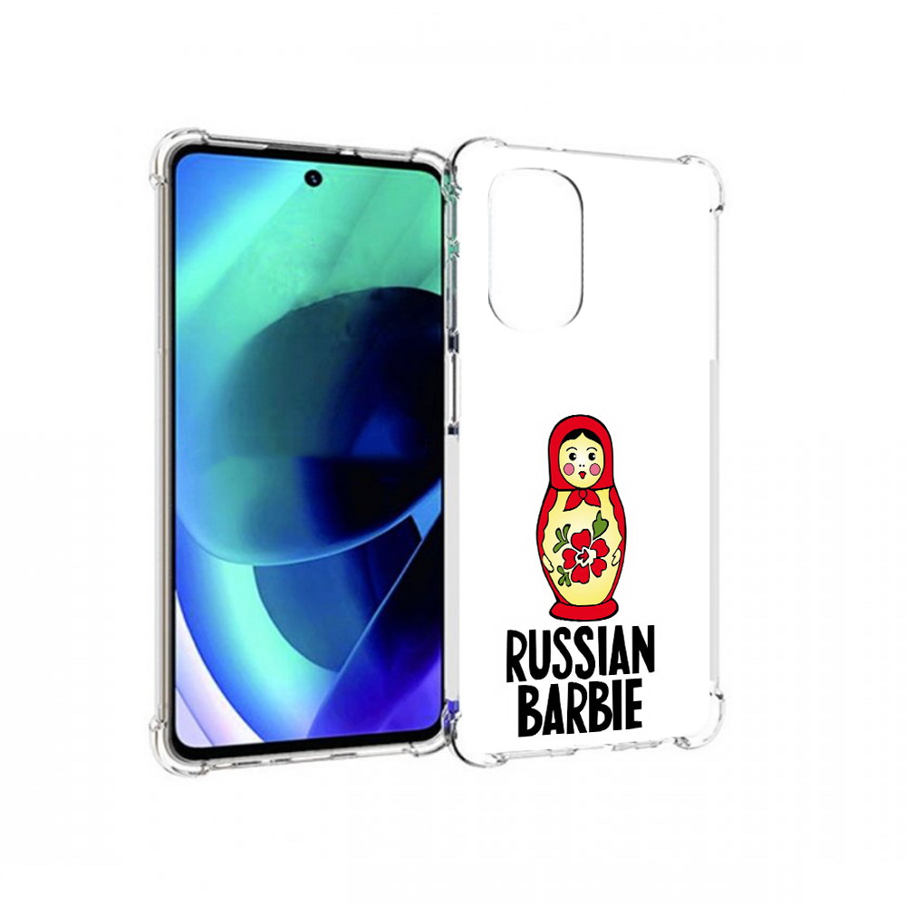 

Чехол MyPads Tocco для Motorola Moto G51 матрешка (PT227078.365.459), Прозрачный, Tocco