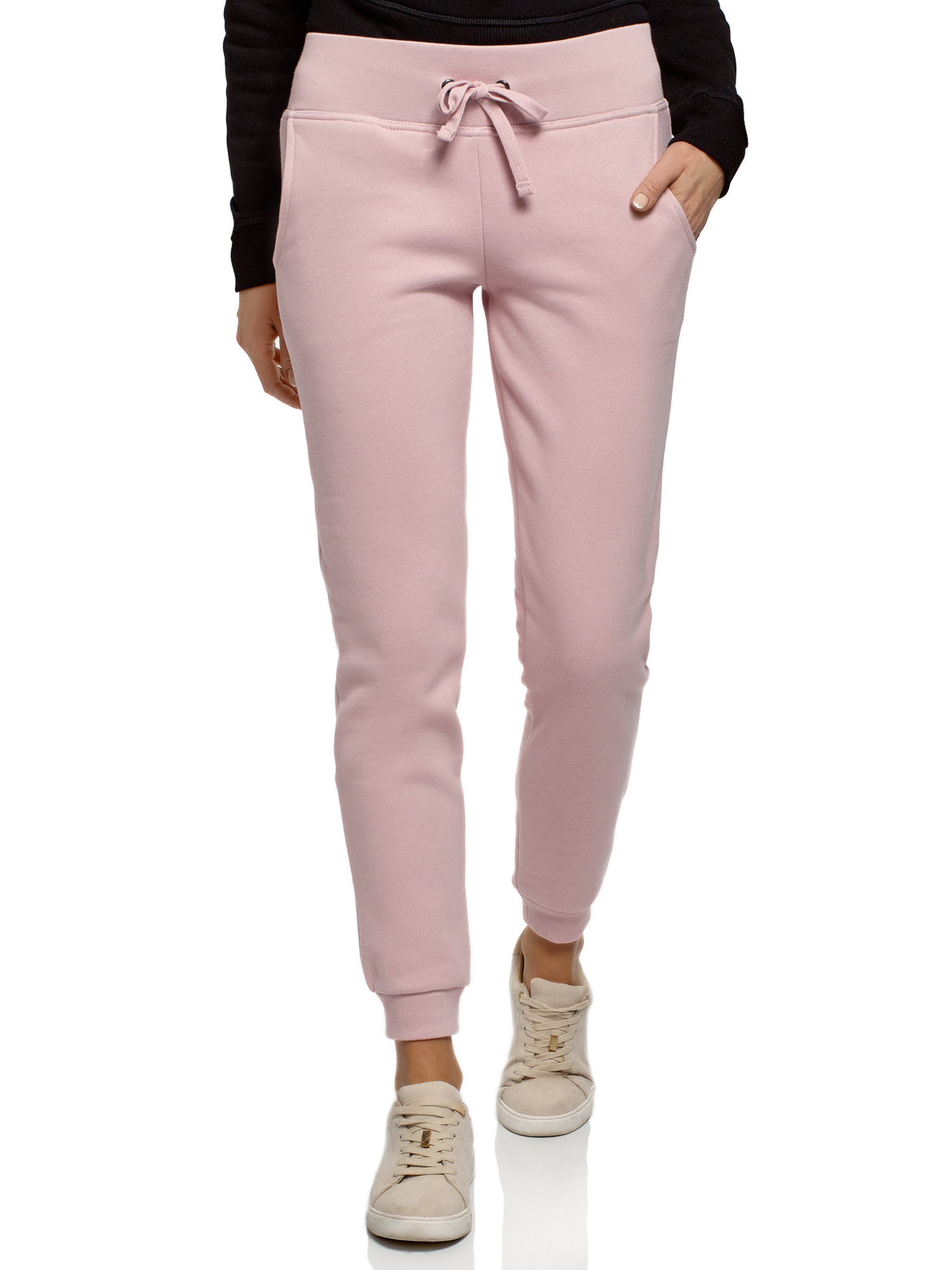 Спортивные брюки женские oodji 16700030-25B розовые XS