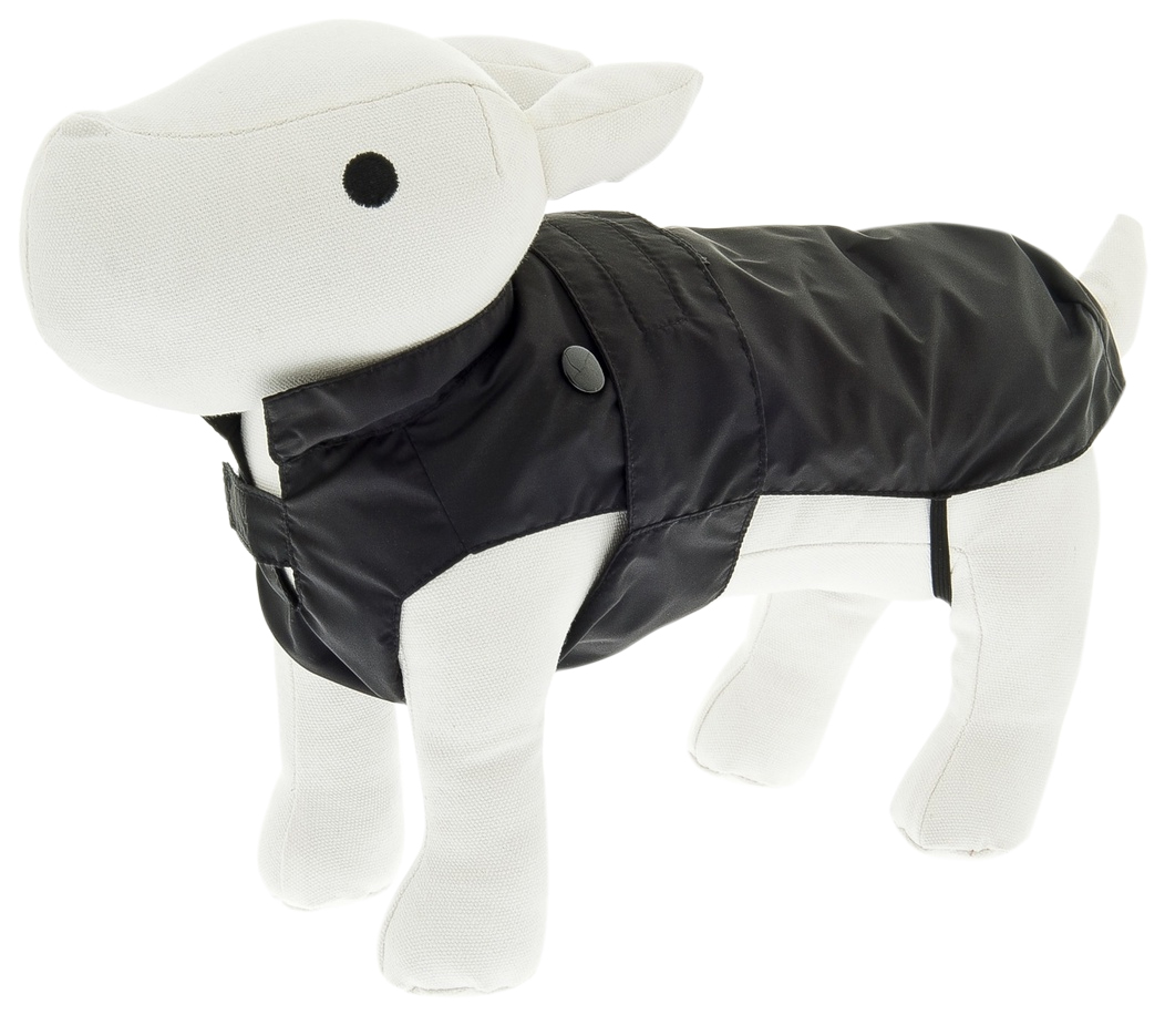 Дождевик, плащ для собак Ferribiella одежда Лана, унисекс, черный, 20, длина спины 20 см