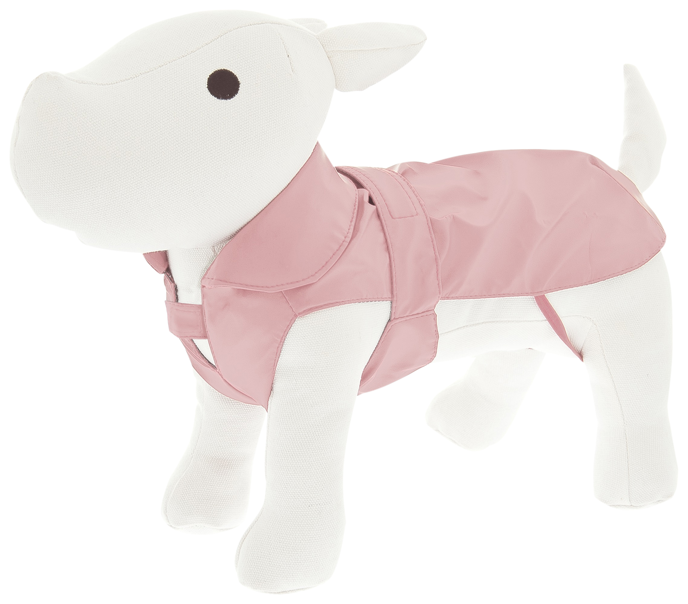 фото Дождевик, плащ для собак ferribiella одежда лана, женский, розовый, 20, длина спины 20 см