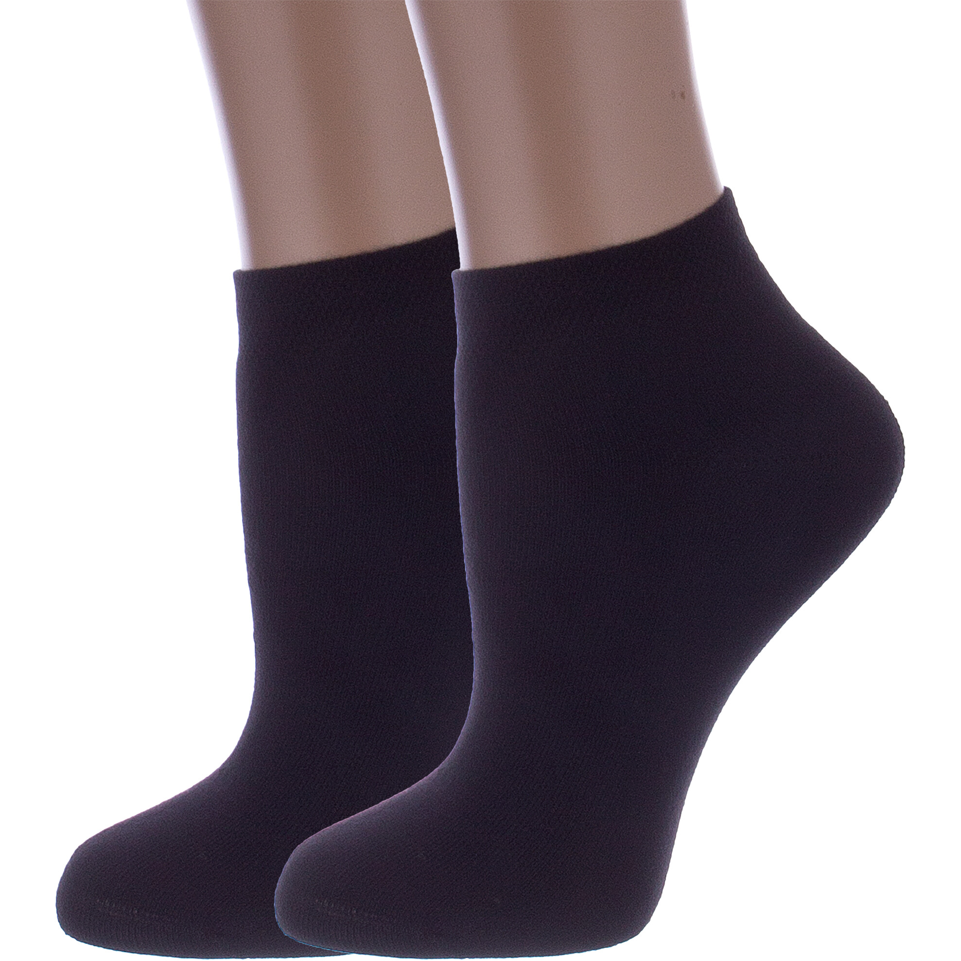 Комплект носков женских Rusocks 2-Ж-2339 черных 23-25 2 пары