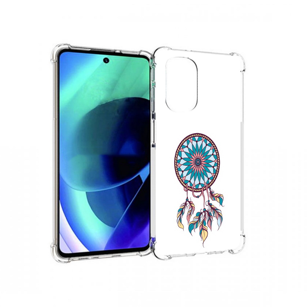 

Чехол MyPads Tocco для Motorola Moto G51 ловец снов синий (PT227078.365.443), Прозрачный, Tocco