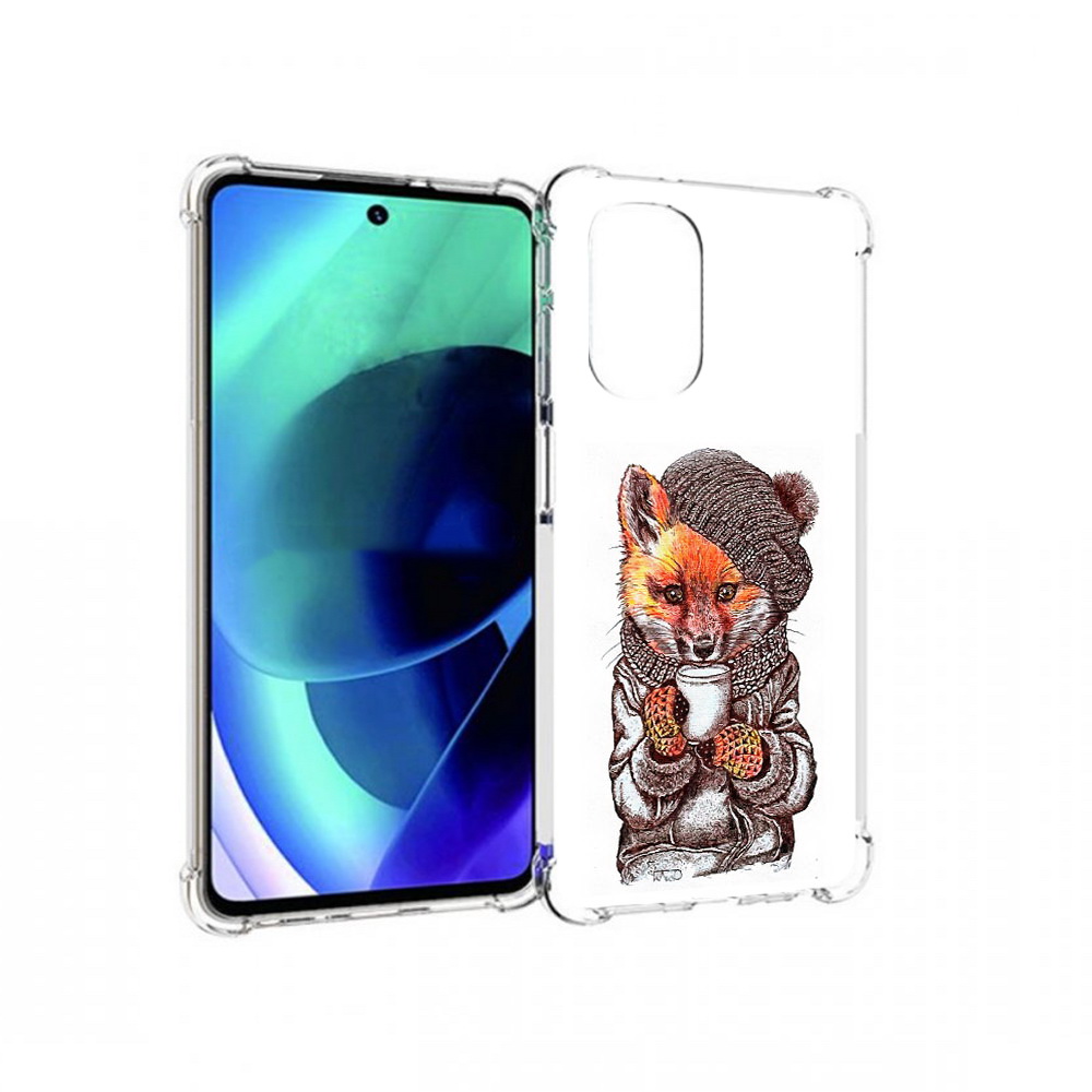 

Чехол MyPads Tocco для Motorola Moto G51 лиса в шапке (PT227078.365.437), Tocco
