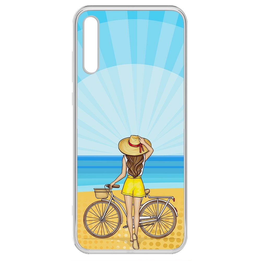 

Чехол-накладка Krutoff Clear Case Шорты женские для Huawei Y8P